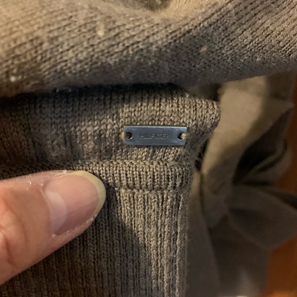 Cardigan Wrap around Tommy Hilfiger 100% wool - Picture 7 of 11